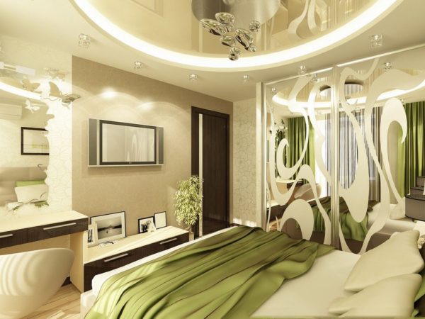 роскошный дизайн спальни