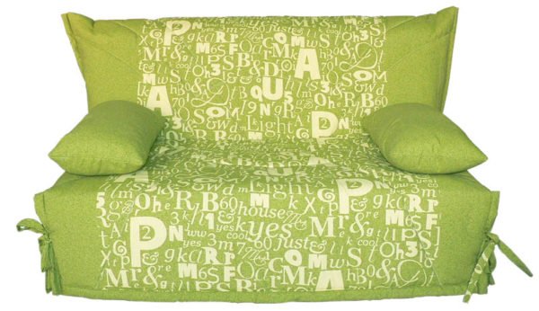 фото зеленого кресла-кровати