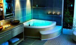 Угловые ванны в интерьере вашего дома