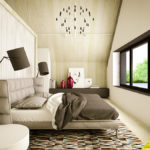 лаконичный интерьер спальни в скандинавском стиле