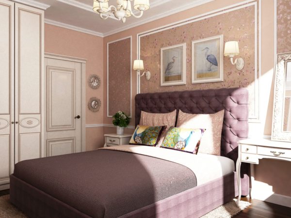 роскошный дизайн спальни в стиле прованс