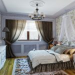 современный интерьер спальни в стиле прованс