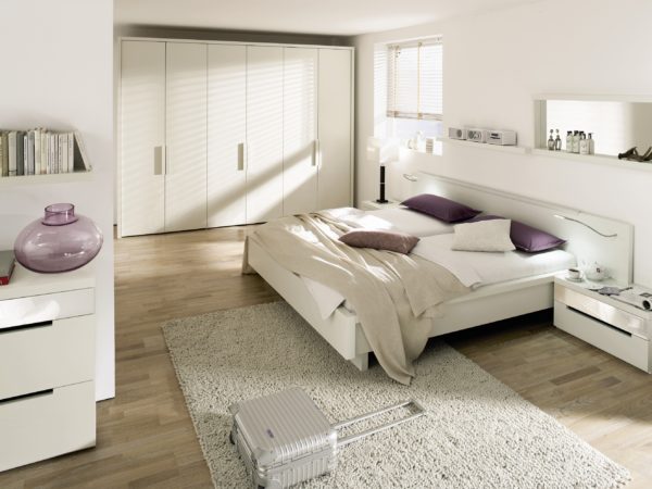 роскошный красивый дизайн мебели в спальне