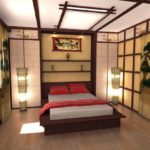 ремонт спальни в азиатском стиле