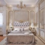 современный интерьер спальни в классическом стиле