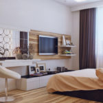 современный красивый дизайн мебели в спальне