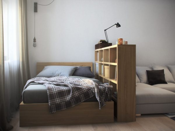 дизайн спальни и гостиной