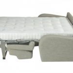 серый диван-кровать с ортопедическим матрасом
