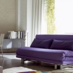 фиолетовый диван-трансформер