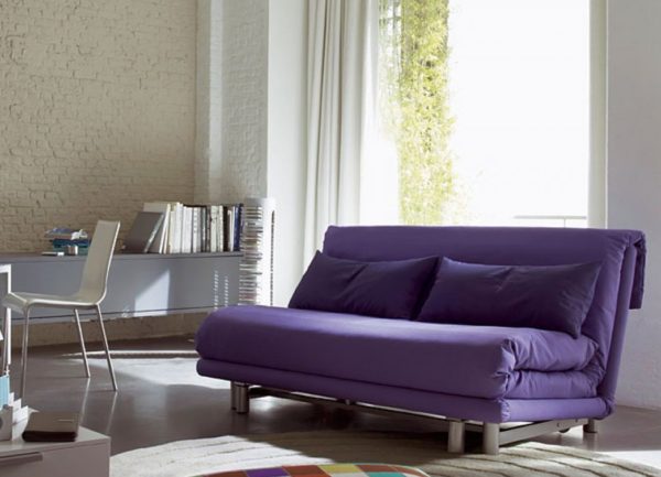 фиолетовый диван-трансформер