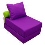 фиолетовое кресло кровать