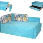 голубое кресло кровать