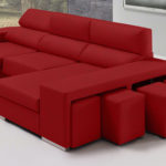 модульный красный диван-кровать