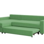 диван-кровать лазурного цвета