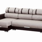 угловой диван-кровать с подлокотниками