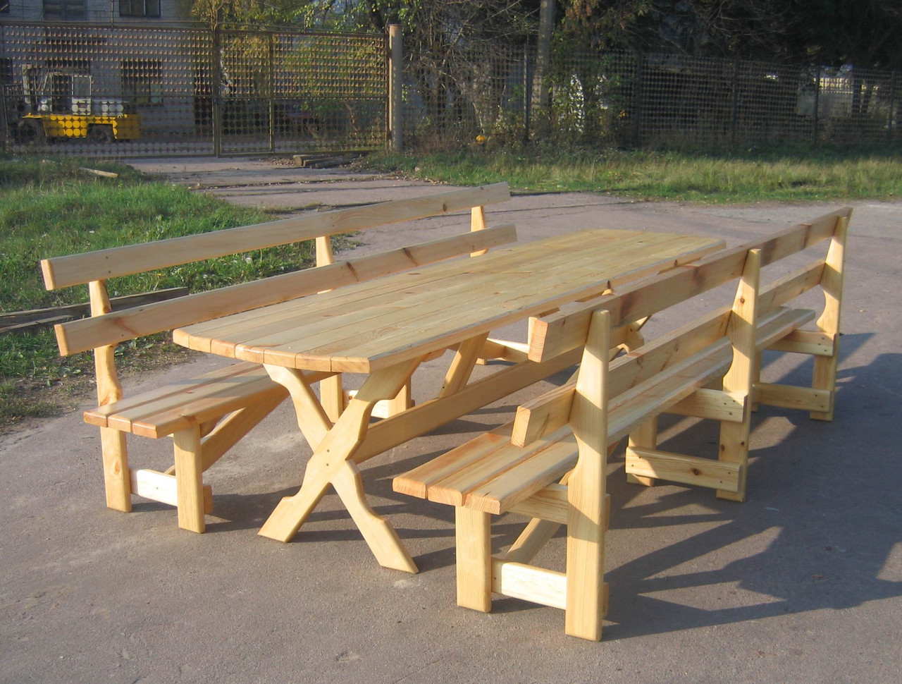 стол на дачу уличный деревянный своими руками из дерева