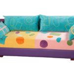 цветной диван кровать