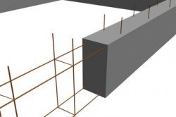 Схема бетонирования ленточного фундамента.
