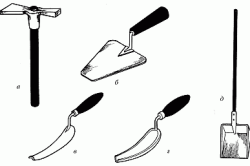 Инструменты используемые при кладке печей из кирпича