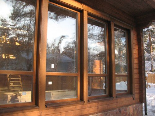 Окна деревянные эконом для дачи