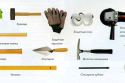 Инструменты для кладки шлакоблоков