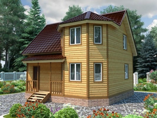 Проекты небольших двухэтажных домов