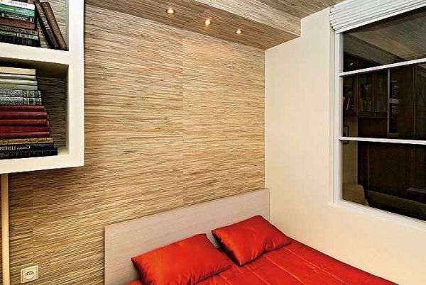 Обои из шпона (деревянные обои): преимущества и недостатки, особенности оклеивания стен